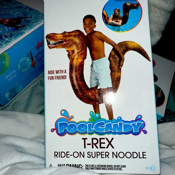 Pool candy ride along floats t-Rex and flamingo set - Picture 3 of 3